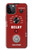 S4011 赤いギターのアナログディレイグラフィック Red Guitar Analog Delay Graphic iPhone 12, iPhone 12 Pro バックケース、フリップケース・カバー