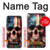 S4015 スカル アメリカ国旗 Skull American Flag iPhone 12 mini バックケース、フリップケース・カバー S4015 スカル アメリカ国旗 Skull American Flag iPhone 12 mini バックケース、フリップケース・カバー