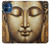 S4022 黄金の仏顔 ヴィンテージ Vintage Buddha Face Golden Style iPhone 12 mini バックケース、フリップケース・カバー