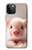S3979 かわいい赤ちゃんブタ Cute Baby Pig iPhone 12 Pro Max バックケース、フリップケース・カバー