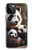 S4008 パンダの家族 Panda Family iPhone 12 Pro Max バックケース、フリップケース・カバー