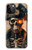 S4018 スチームパンク 海賊の頭蓋骨 Steampunk Pirate Skull iPhone 12 Pro Max バックケース、フリップケース・カバー