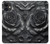 S3969 黒いバラの力強い筆遣い Black Rose Hard Brush Stroke iPhone 11 バックケース、フリップケース・カバー