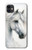S4025 白馬の絵 White Horse Painting iPhone 11 バックケース、フリップケース・カバー