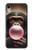 S3973 ピンクの風船ガムを吹くチンパンジー Chimpanzee Blowing Pink Bubblegum iPhone XR バックケース、フリップケース・カバー