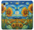 S4019 ひまわり ヴァン・ゴッホ風 Sunflower Van Gogh Style iPhone XR バックケース、フリップケース・カバー