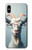S3991 ヤギのメガネ Goat Glasses iPhone X, iPhone XS バックケース、フリップケース・カバー