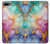 S4001 マルチカラーの抽象画 ライラック エメラルド Multicolored Abstract Lilac Emerald iPhone 7 Plus, iPhone 8 Plus バックケース、フリップケース・カバー