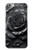 S3969 黒いバラの力強い筆遣い Black Rose Hard Brush Stroke iPhone 6 6S バックケース、フリップケース・カバー