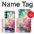 S4001 マルチカラーの抽象画 ライラック エメラルド Multicolored Abstract Lilac Emerald Samsung Galaxy S25 Plus バックケース、フリップケース・カバー
