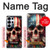 S4015 スカル アメリカ国旗 Skull American Flag Samsung Galaxy S25 Ultra バックケース、フリップケース・カバー