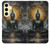 S3968 黒い仏陀 Black Buddha Samsung Galaxy S24 FE バックケース、フリップケース・カバー