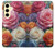 S3975 カラフルなバラの絵 Colorful Roses Painting Samsung Galaxy S24 FE バックケース、フリップケース・カバー