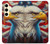 S3967 ハクトウワシのアメリカ国旗 Bald Eagle American Flag Samsung Galaxy S24 バックケース、フリップケース・カバー