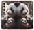 S4008 パンダの家族 Panda Family Samsung Galaxy S24 バックケース、フリップケース・カバー