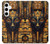 S3992 金と黒のアヌビス Gold Black Anubis Samsung Galaxy S24 Plus バックケース、フリップケース・カバー