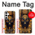 S3992 金と黒のアヌビス Gold Black Anubis Samsung Galaxy S24 Plus バックケース、フリップケース・カバー