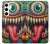 S4000 モンスターのグラフィティ ウォールアート Monster Graffiti Wall Art Samsung Galaxy S24 Plus バックケース、フリップケース・カバー