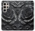 S3969 黒いバラの力強い筆遣い Black Rose Hard Brush Stroke Samsung Galaxy S24 Ultra バックケース、フリップケース・カバー