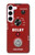 S4011 赤いギターのアナログディレイグラフィック Red Guitar Analog Delay Graphic Samsung Galaxy S23 バックケース、フリップケース・カバー