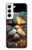 S3971 色を塗った猫 Cat Painted Color Samsung Galaxy S22 バックケース、フリップケース・カバー S3971 色を塗った猫 Cat Painted Color Samsung Galaxy S22 バックケース、フリップケース・カバー