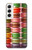 S3974 カラフルなマカロン Colorful Macaron Samsung Galaxy S22 バックケース、フリップケース・カバー