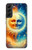 S3966 芸術的な太陽と月 Artistic Sun Moon Samsung Galaxy S22 Plus バックケース、フリップケース・カバー
