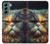 S3971 色を塗った猫 Cat Painted Color Samsung Galaxy S22 Plus バックケース、フリップケース・カバー