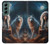 S3995 グリムウルフのインディアンガール Grim Wolf Indian Girl Samsung Galaxy S22 Plus バックケース、フリップケース・カバー