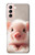 S3979 かわいい赤ちゃんブタ Cute Baby Pig Samsung Galaxy S21 5G バックケース、フリップケース・カバー