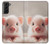 S3979 かわいい赤ちゃんブタ Cute Baby Pig Samsung Galaxy S21 Plus 5G, Galaxy S21+ 5G バックケース、フリップケース・カバー