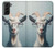 S3991 ヤギのメガネ Goat Glasses Samsung Galaxy S21 Plus 5G, Galaxy S21+ 5G バックケース、フリップケース・カバー