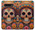 S3999 メキシコスカルの絵画 Mexican Skull Painting Samsung Galaxy S10 バックケース、フリップケース・カバー