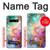 S4001 マルチカラーの抽象画 ライラック エメラルド Multicolored Abstract Lilac Emerald Samsung Galaxy S10 バックケース、フリップケース・カバー