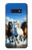 S3996 走る馬 Horse Running Samsung Galaxy S10e バックケース、フリップケース・カバー