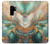S3993 緑の大理石 金の静脈 Green Marble Gold Veins Samsung Galaxy S9 Plus バックケース、フリップケース・カバー