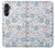 S4013 シームレスでかわいい幽霊の絵 Seamless Cute Ghost Pattern Samsung Galaxy A05s バックケース、フリップケース・カバー