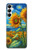 S4019 ひまわり ヴァン・ゴッホ風 Sunflower Van Gogh Style Samsung Galaxy A05s バックケース、フリップケース・カバー