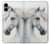 S4025 白馬の絵 White Horse Painting Samsung Galaxy A06 バックケース、フリップケース・カバー