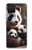S4008 パンダの家族 Panda Family Samsung Galaxy A12 バックケース、フリップケース・カバー