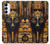 S3992 金と黒のアヌビス Gold Black Anubis Samsung Galaxy A14 5G バックケース、フリップケース・カバー
