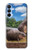 S4031 赤ちゃんカバ  Baby Hippo Hippopotamus Family Samsung Galaxy A15 5G バックケース、フリップケース・カバー