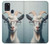 S3991 ヤギのメガネ Goat Glasses Samsung Galaxy A21s バックケース、フリップケース・カバー