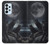 S3970 黒いオオカミの満月 Black Wolf Full Moon Samsung Galaxy A23 バックケース、フリップケース・カバー