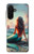 S4006 油絵 人魚 Oil Painting Mermaid Samsung Galaxy A26 バックケース、フリップケース・カバー