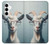 S3991 ヤギのメガネ Goat Glasses Samsung Galaxy A35 5G バックケース、フリップケース・カバー