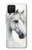 S4025 白馬の絵 White Horse Painting Samsung Galaxy A42 5G バックケース、フリップケース・カバー