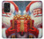 S4029 クリスマス 笑顔のサンタクロース ギフトボックス Xmas Smiling Santa Claus Gift Box Samsung Galaxy A52s 5G バックケース、フリップケース・カバー