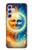 S3966 芸術的な太陽と月 Artistic Sun Moon Samsung Galaxy A54 5G バックケース、フリップケース・カバー