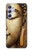 S4022 黄金の仏顔 ヴィンテージ Vintage Buddha Face Golden Style Samsung Galaxy A54 5G バックケース、フリップケース・カバー